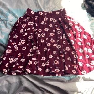 Flower pattern SO Authentic American Heritage skater skirt XS